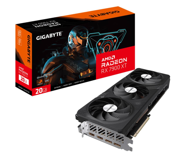 GIGABYTE Radeon RX 7900 XT GAMING OC 20 G GDDR6 320bit 2DP/2HDMI GV-R79XTGAMING OC-20GD - 1099095 - zdjęcie